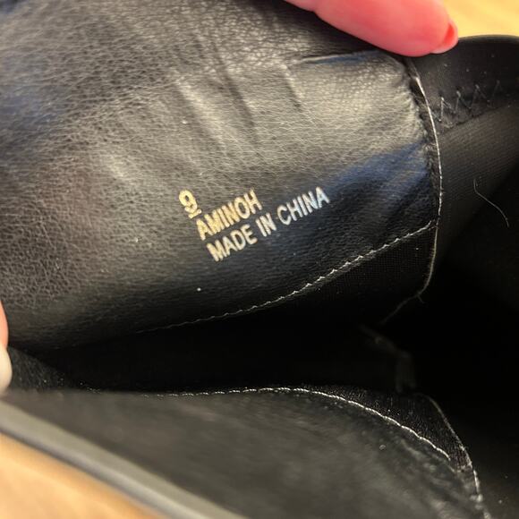 Catherine Catherine Malandrino Faux Leather Knee High Tall Boots Size 9 NWOT - Picture 5 of 6